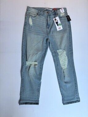 NEW! Celebrity Pink The Iconic Mom High-Rise Women's Jeans Denim Size 14